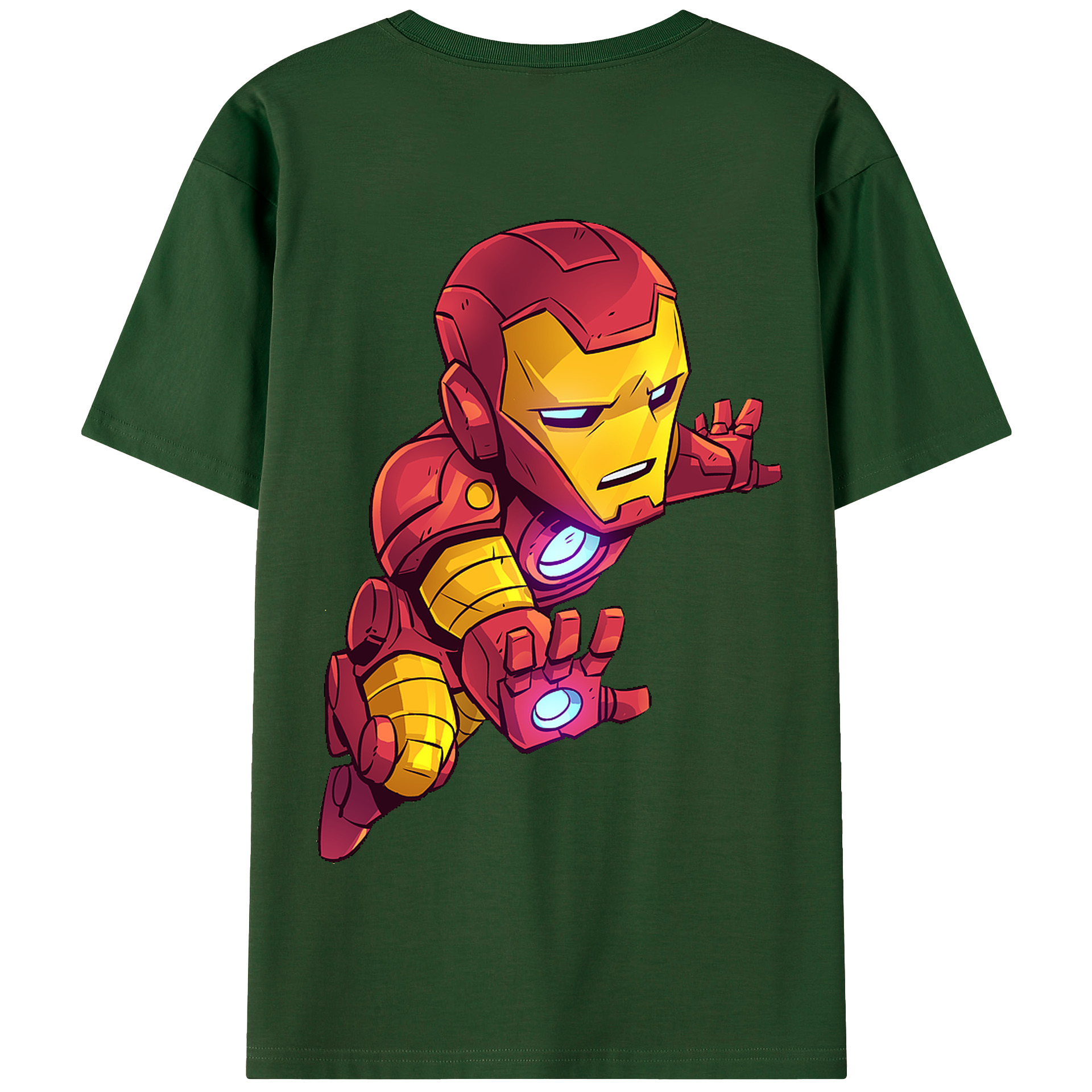 （画像用） アベンジャーズ The Avengers 綿100％半袖Tシャツ（背面プリント）